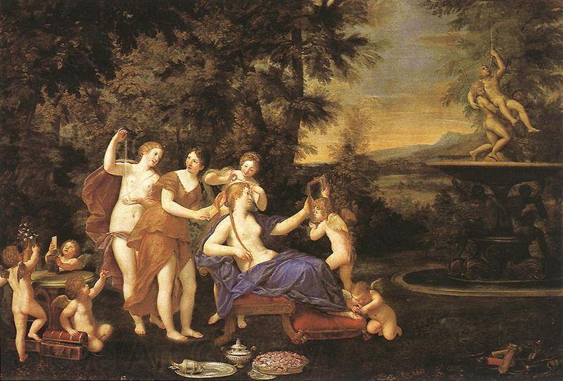 Albani  Francesco Venus Attended by Nymphs and Cupids Norge oil painting art
